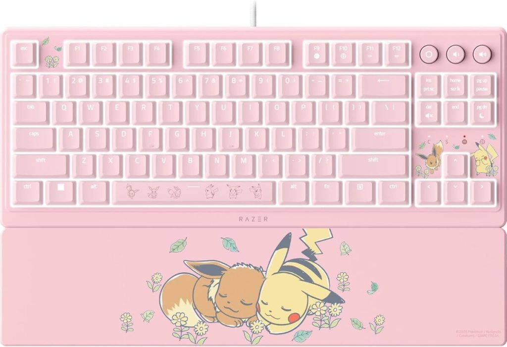 RAZER ORNATA V3 TENKEYLESS - Pokemon Pikachu/Eevee Ed. - US Layout