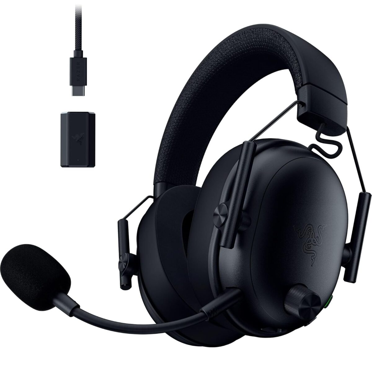 Razer BLACKSHARK V3 Black - Wireless Gaming Headset - 70h Battery - 2.4GHz/BT/USB - PC/PS5/Switch Razer BLACKSHARK V3 Black - Wireless Gaming Headset - 70h Battery - 2.4GHz/BT/USB - PC/PS5/Switch
