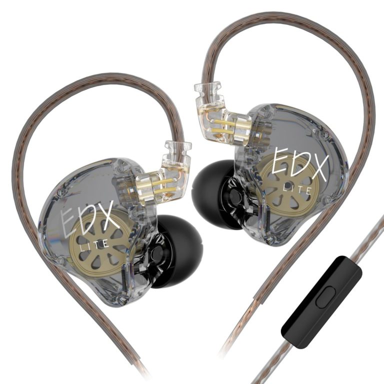 KZ EDX LITE Transparent Grey With MIC - IEM 3