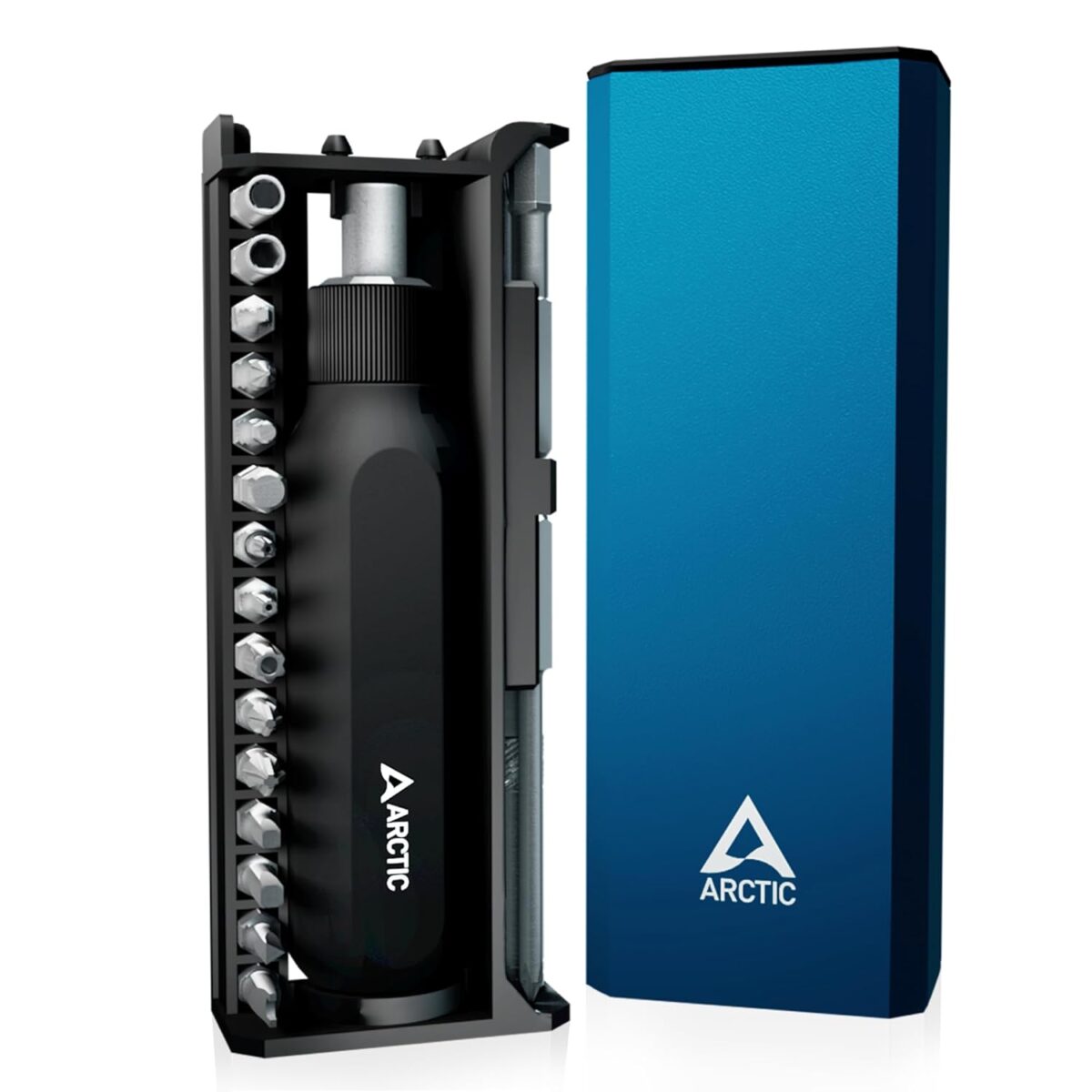 Arctic Ratchet Screwdriver Toolkit - Magnetic Bit Holder - 23 magnetic bits - adjustable function Arctic Ratchet Screwdriver Toolkit - Magnetic Bit Holder - 23 magnetic bits - adjustable function