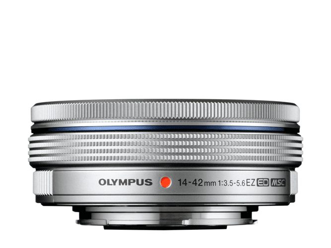 Olympus 14-42mm 1:3.5-5.6 EZ SILVER M.ZUIKO DIGITAL (EZ-M1442EZ) Lense Micro FT