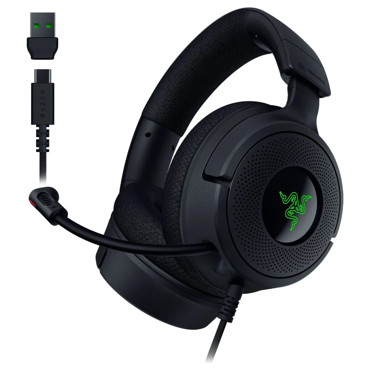 Razer KRAKEN V4 X USB - RGB 7.1 Gaming Headset - 40 mm Driver - PC/PS5/PS4 Razer KRAKEN V4 X USB - RGB 7.1 Gaming Headset - 40 mm Driver - PC/PS5/PS4