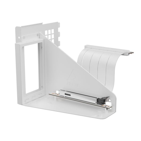 Arctic Accelero Vertical GPU Mount (White) PCIe 4.0x16 riser cable 160mm