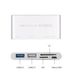 1xUSB 2.0 και Card Reader MicroSD/SDHC w/Micro USB Combo C284