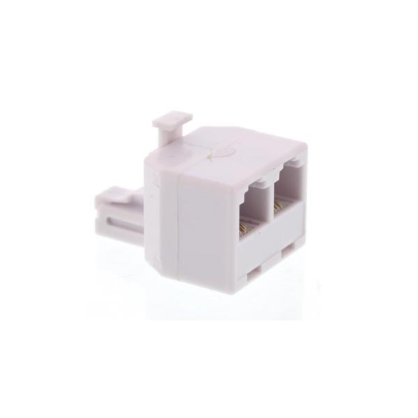 Adaptor Rj11-6P4C 1αρσενικό/2θηλυκά (Παράλληλα)