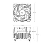 ARCTIC Alpine 17 – 95W CPU Cooler for Intel socket 1700 - Image 7