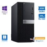 Dell 7060 Tower i5-8500/8GB DDR4/256GB M.2 SSD/DVD/10P Grade A+ Refurbished PC