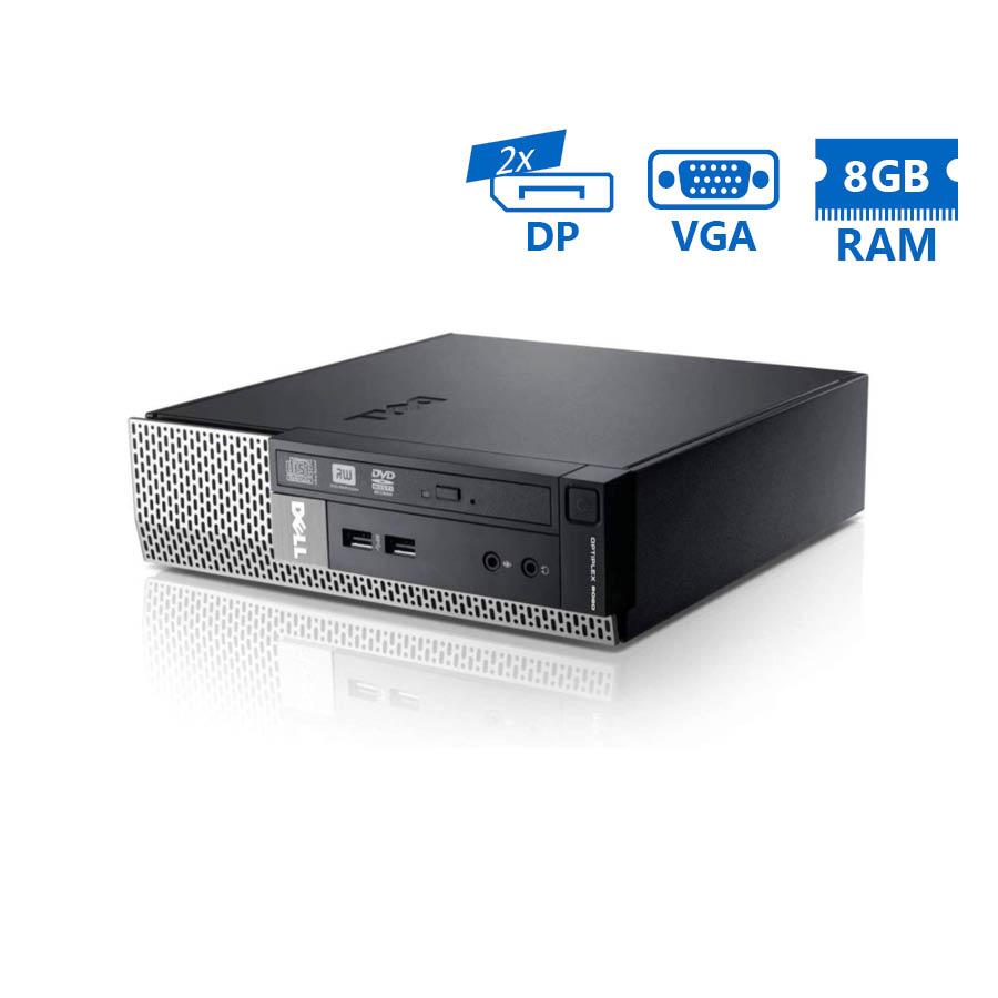 Dell 9020 USFF i3-4160/8GB DDR3/320GB/DVD/8P Grade A Refurbished PC Dell 9020 USFF i3-4160/8GB DDR3/320GB/DVD/8P Grade A Refurbished PC