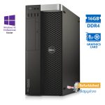 Dell Precision 5810 Tower Xeon E5-2630v4(10-Cores)/16GB DDR4/2TB/Nvidia 8GB/DVD/10P Grade A+ Worksta