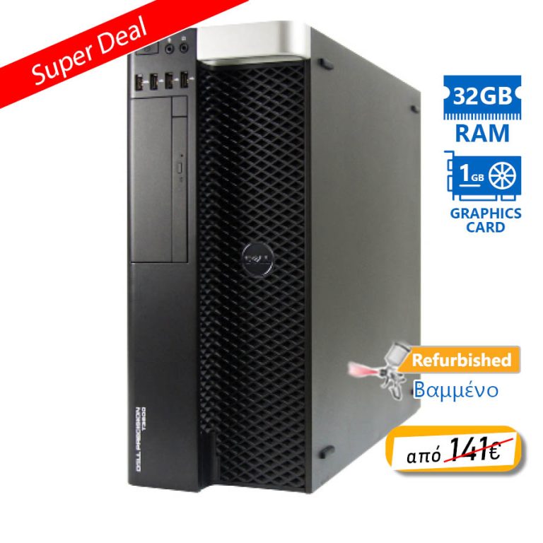 Dell Precision T3600 Tower Xeon E5-1620(4-Cores)/32GB DDR3/1TB/Nvidia 1GB/DVD/7P Grade A+ Workstatio