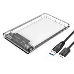 Enclosure USB 3.0 HDD 2.5SATA Transparent - Image 2