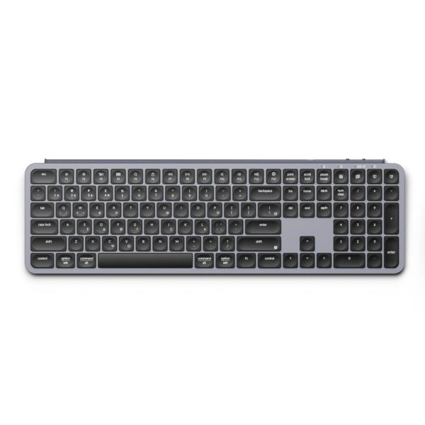 Keychron B6 Pro (B6P-K1-GR) Ultraslim Wireless BT Keyboard ZMK Online customization - Gray 100% GR