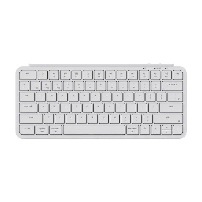 Keychron B1 Pro (B1P-K8) Ultraslim Mini Wireless Keyboard ZMK Online customize-Ivory White 75% US