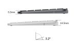 Keychron B6 Pro (B6P-K8) Ultraslim Wireless BT Keyboard ZMK Online customizen-Ivory White 100% US - Image 6