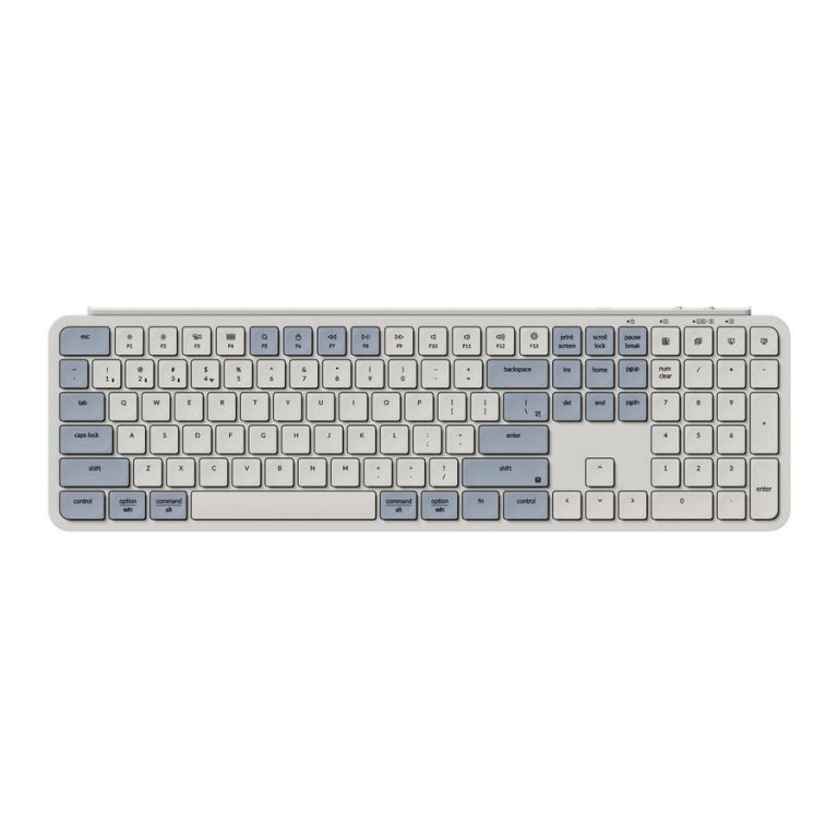 Keychron B6 Pro (B6P-K11) Ultraslim Wireless Keyboard ZMK Online customization - Retro Blue 100% US