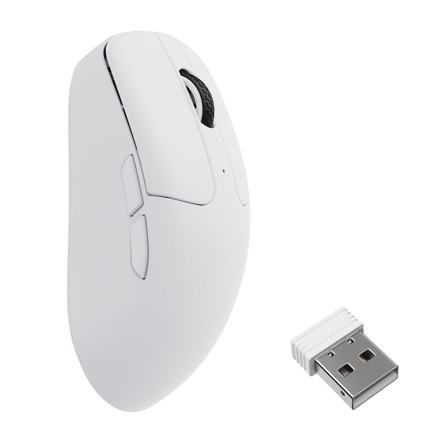 Keychron M2 8k (M2-A24) White Wireless Optical Mouse - 8K Polling Rate Ultra-lightweight
