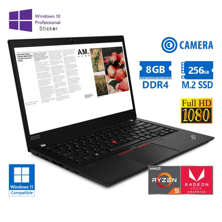 Lenovo ThinkPad T14 Gen 2A Ryzen 5Pro 5650U/14”FHD/8GB DDR4/256GB M.2 SSD/w/Radeon™ Graphics (8C@200