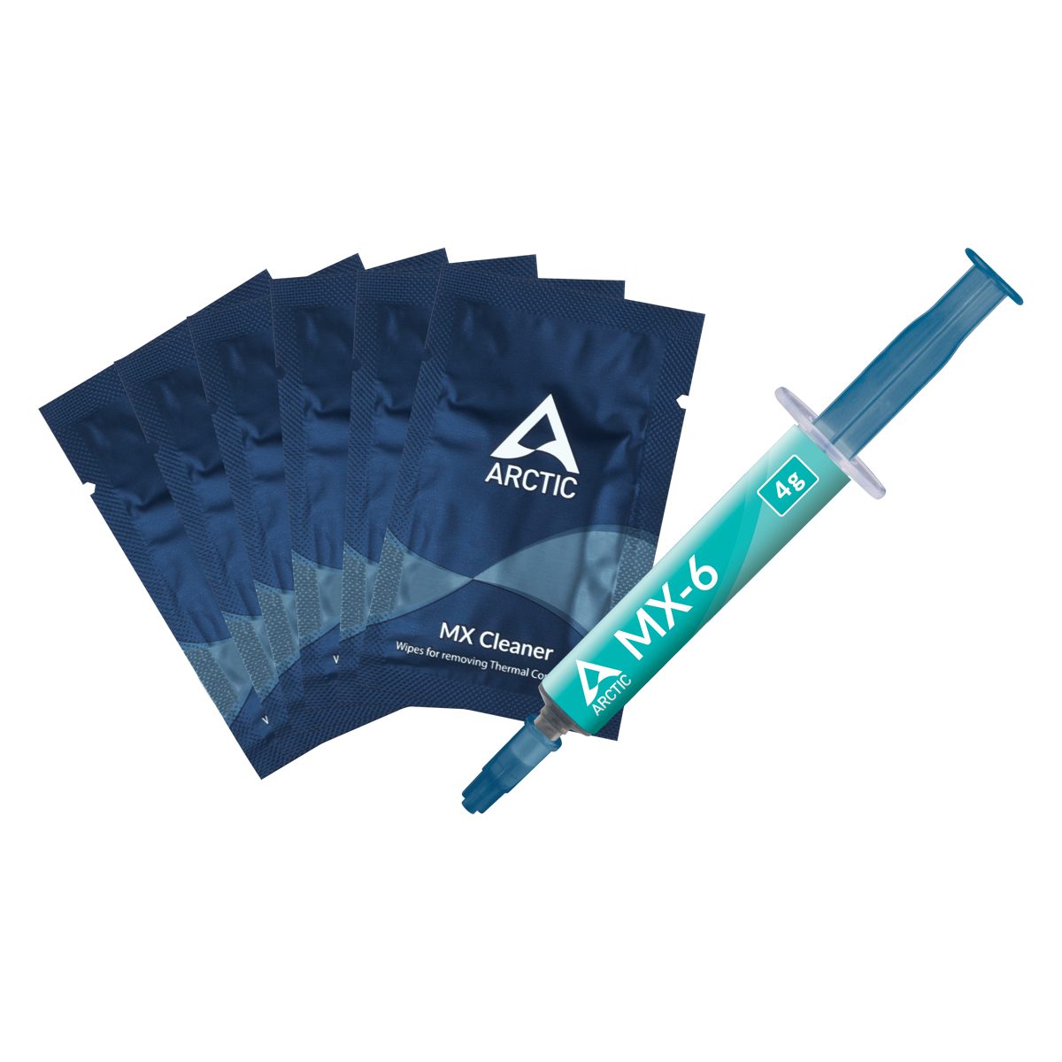 ARCTIC MX-6 4g - High Performance Thermal Compound with 6 pcs. MX Cleaner (thermal paste) ARCTIC MX-6 4g - High Performance Thermal Compound with 6 pcs. MX Cleaner (thermal paste)