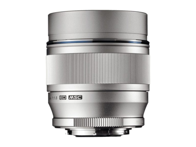 Olympus 75mm 1:1.8 SILVER M.ZUIKO DIGITAL (ET-M7518) Lense Micro FT