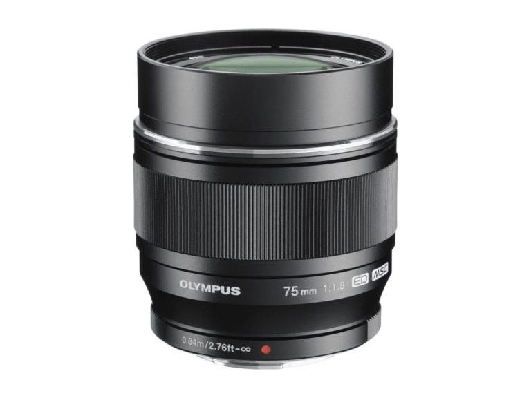 Olympus 75mm 1:1.8 BLACK M.ZUIKO DIGITAL (ET-M7518) Lense Micro FT