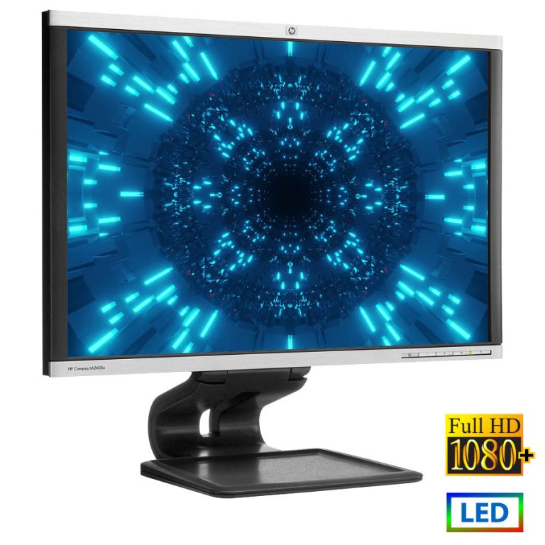 Used (A-) Monitor LA2405x LED/HP/24”FHD/1920x1200/Wide/Silver/Black/Grade A-/D-SUB & DVI-D & DP & US