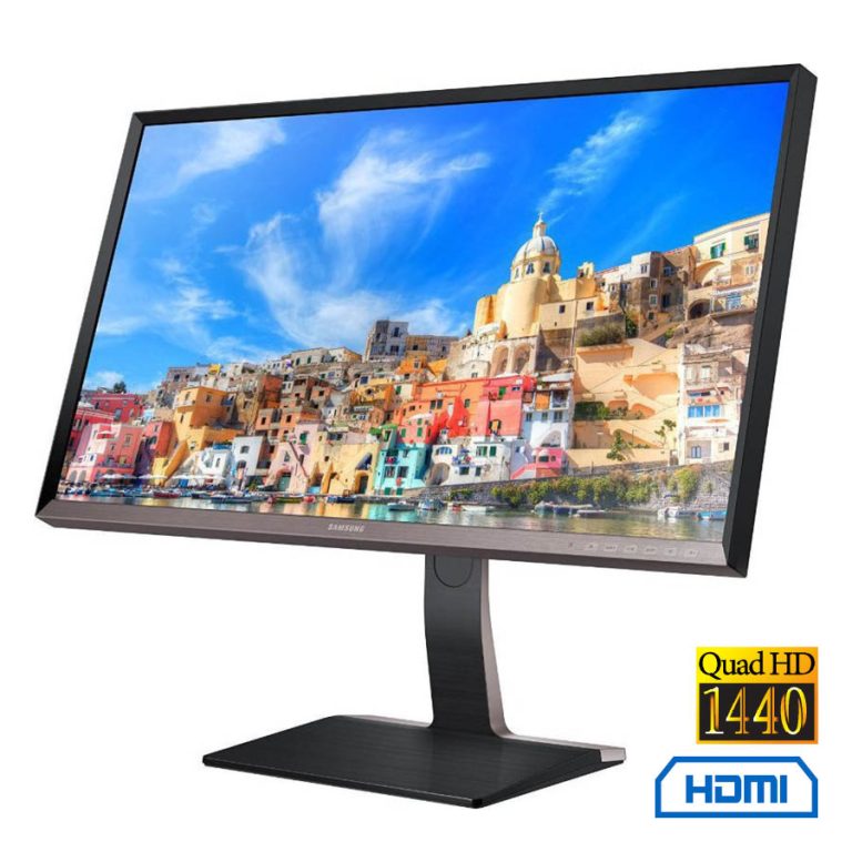 Used Monitor S32D850T Q-LED/Samsung/32``QHD/2560x1440/Wide/Black/DVI-D & DP & HDMI & USB 3.0 HUB