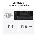 Keychron V1 Ultra (V1U-D3) QMK/VIA 8K Wireless Custom Mechanical Keyboard Brown Switch RGB 75% US - Image 4