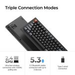 Keychron V6 Ultra (V6U-D1) QMK/VIA 8K Wireless Custom Mechanical Keyboard Red Switch RGB 100% US - Image 7