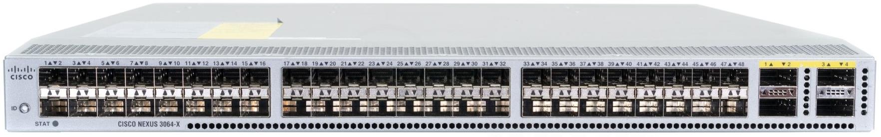 SWITCH NEXUS N3K-C3064PQ-10GX (48) 10G SFP (4) 40G QSFP+ PSU 400W (P/N: N2200-PAC-400W) SWITCH NEXUS N3K-C3064PQ-10GX (48) 10G SFP (4) 40G QSFP+ PSU 400W (P/N: N2200-PAC-400W)