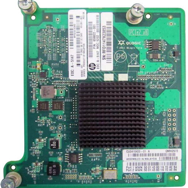 HP 8Gb QMH2572 Fiber Channel (FC) Host Bus Adapter (HBA)
