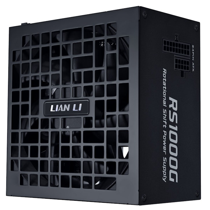 Lian Li RS1000G Black - 1000 Watt 80+ Gold PSU - 12V-2x6 Colored Cable - Fully Modular