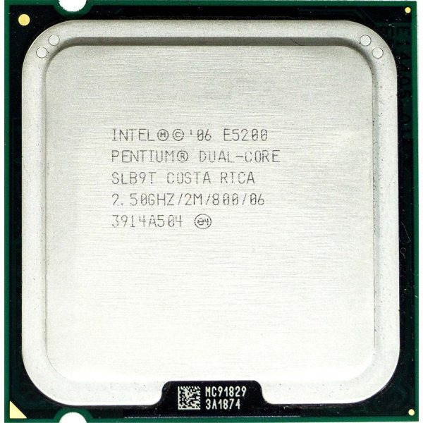 CPU INTEL PENTIUM E5200 2.50Ghz 2C 2MB LGA775