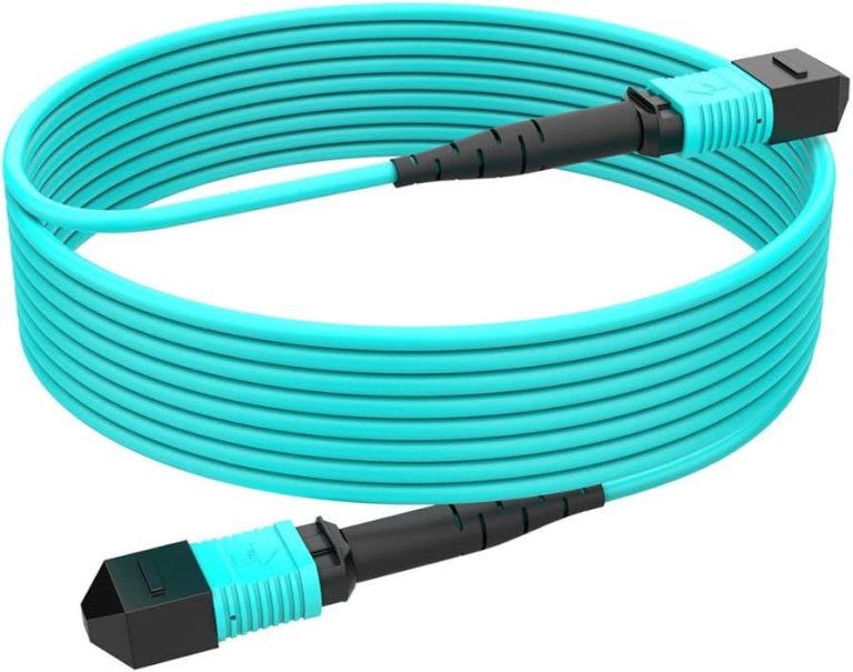 CABLE 10/40/100GBASE OM3 24-FIBER MTP 5M NEW
