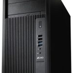 HP Z240 Tower Xeon E3-1245v5 (4-Cores)/8GB/256GB SSD/DVDRW/Quadro K2200 4GB