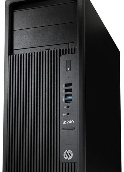 HP Z240 Tower Xeon E3-1245v5 (4-Cores)/8GB/256GB SSD/DVDRW/Quadro K2200 4GB