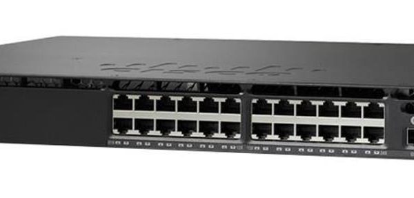 SWITCH CISCO WS-C3650-24TD-S 24-Ports Gigabit (2) 10G SFP or (4) 1GB SFP POE+ 2x PSU 250W (P/N: PWR-C2-250WAC) w/ Rkmnts