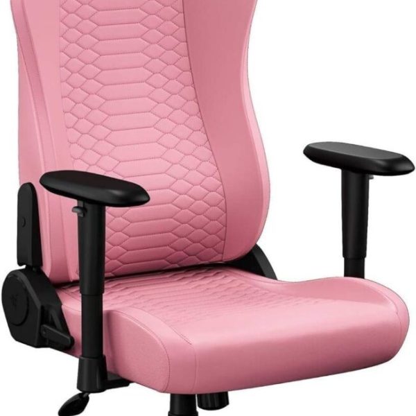 RAZER Iskur V2 X NewGen Quartz - Ergonomic Gaming Chair - EPU Leather Cooltouch - Lumbar Support
