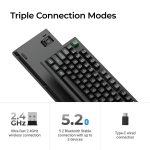 Keychron K10 Ultra (K10U-H4) ZMK Wireless 8K Mechanical Keyboard BananaSwitch (Hot-Swap) 100% Us Lay - Image 4