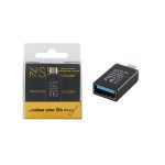Μετατροπέας USB 3.0 OTG 2.4A FEMALE ΣΕ MICRO USB MALE BLACK NSP - Image 2