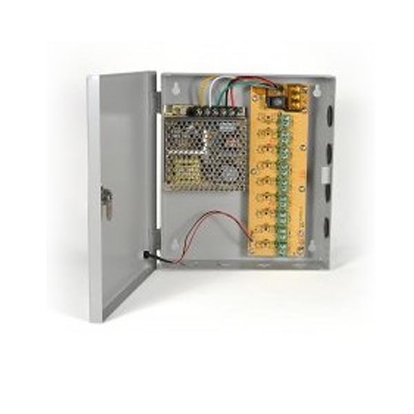 Τροφοδοτικό  CCTV Κάμερας 12V 8.5A 9 εξόδους