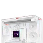 Lian Li Hydroshift II LCD-S 360N White - Fanless AIO CPU Cooler - 3.4" Screen - 1851/1700, AM5/AM4 - Image 5