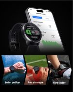 QCY Track S10 Watch Black 1,43 AMOLED HD Dual Band 6 Sat GPS, Gyroscope Geomagnetometer - Image 6