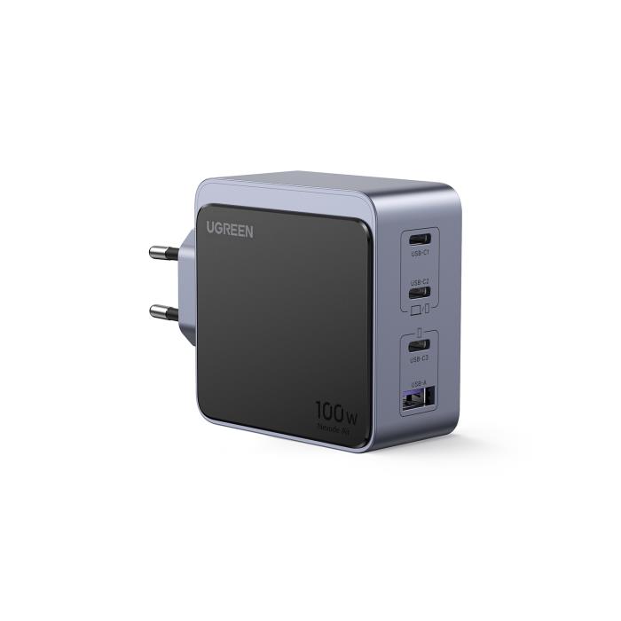 Φορτιστής Σπιτιού GaN PD 100W UGREEN X565 35043 4 Θέσεων Γκρί - Repairland