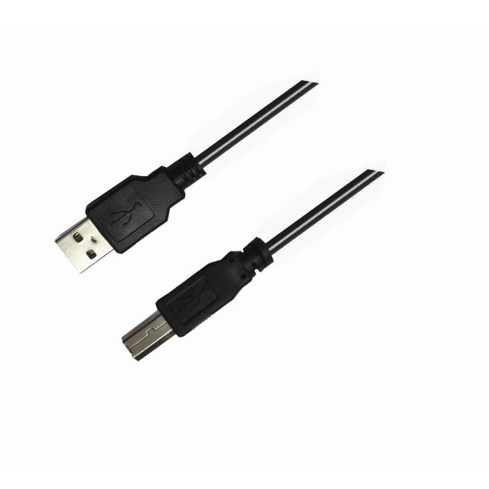 Καλώδιο USB 2.0 σε USB-B M/M Aculine USB-006 5m Μαύρο - Repairland