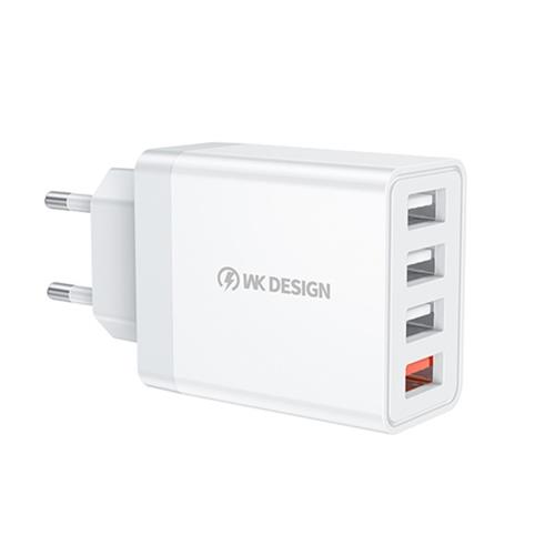 Φορτιστής Σπιτιού 33W WK WP-U125 4 Θέσεων Λευκό - Repairland