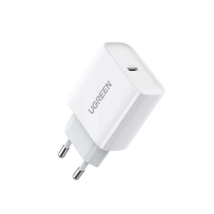 Φορτιστής Σπιτιού PD 20W UGREEN CD137 60450 1 Θέσης Λευκό - Repairland