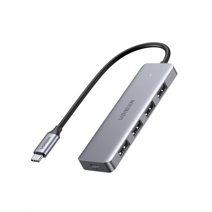 USB-C 3.0 Hub 4 Θέσεων UGREEN CM219 70336 Γκρί - Repairland