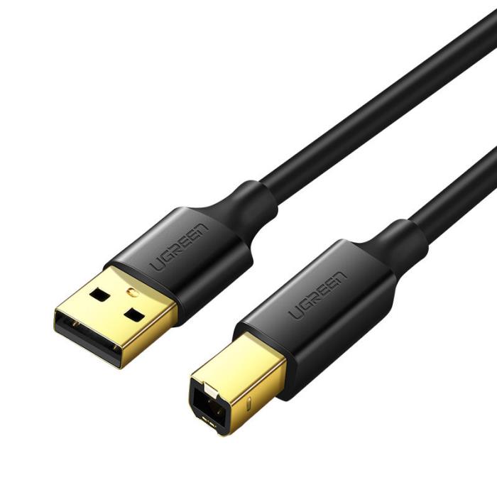 Καλώδιο USB 2.0 σε USB-B M/M UGREEN US135 20847 2m Μαύρο - Repairland