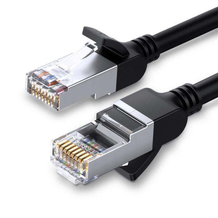 Καλώδιο Δικτύου UTP CAT6 UGREEN NW101 50190 0.5m Pure Copper Μαύρο - Repairland