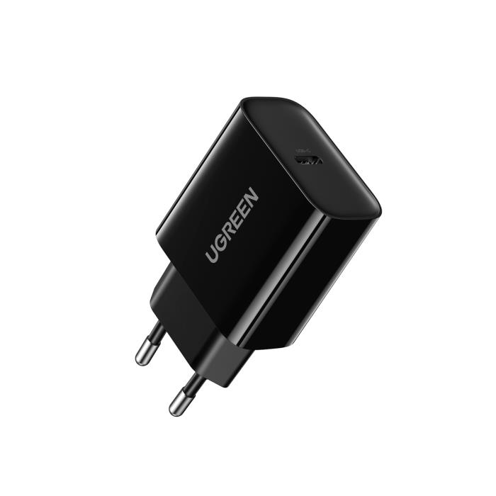 Φορτιστής Σπιτιού PD 20W UGREEN CD137 10191 1 Θέσης Μαύρο - Repairland